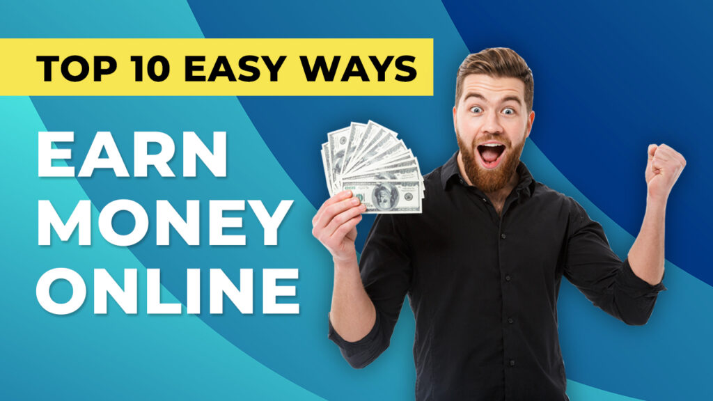Person working on laptop with dream way to make money online